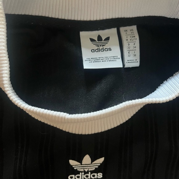 Adidas - Aritzia 3 Stripe Long Tee Dress - XS - Picture 3 of 3